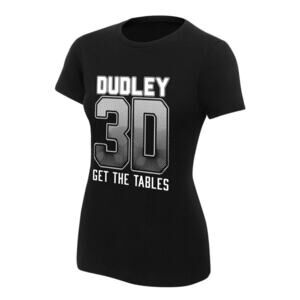 WWE Dudley Boyz ‘Get The Tables’ Women’s t-shirt brand new